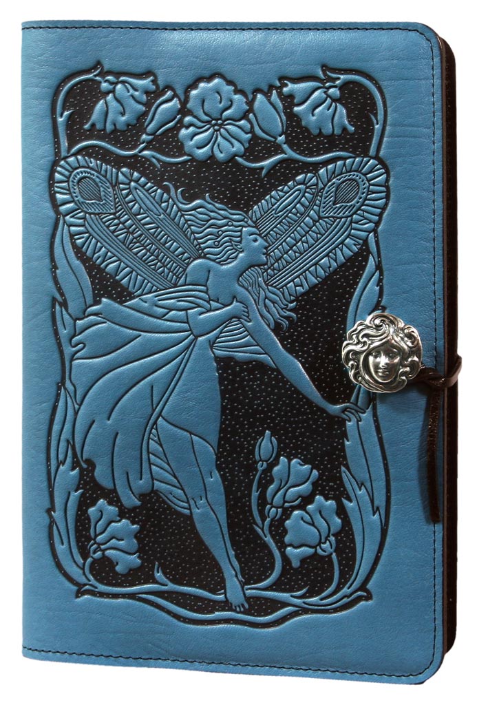 Oberon Design Leather Refillable Journal - Fairy