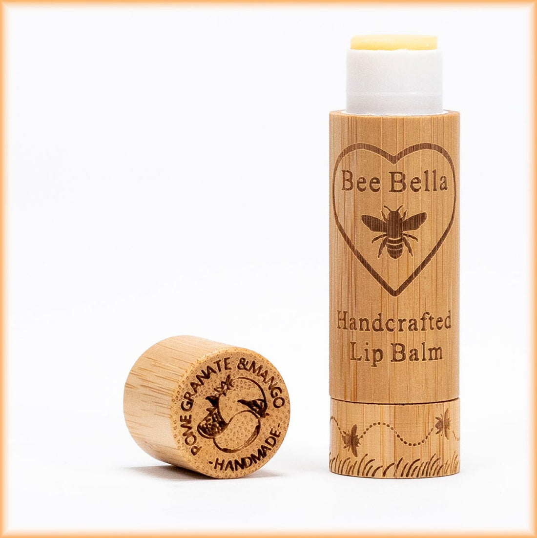 Bee Bella Natural Lip Balm - Pomegranate and Mango