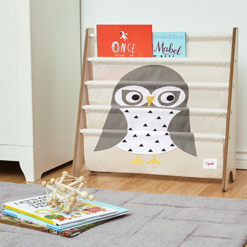 3 Sprouts Owl Book Rack