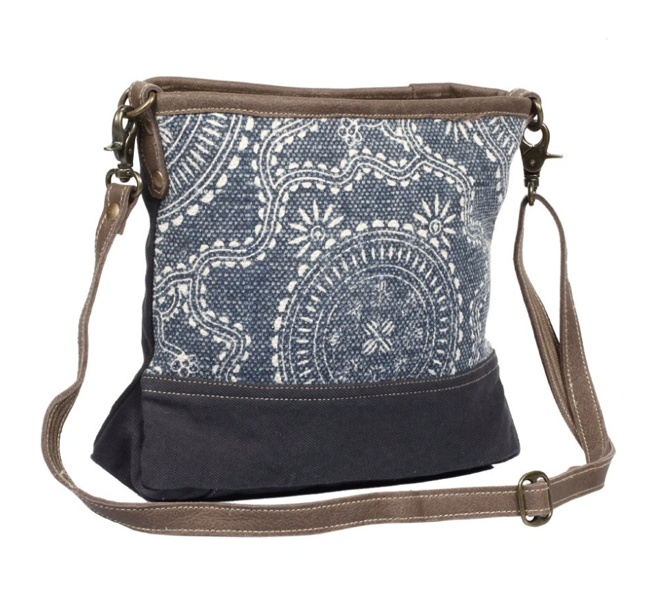 Myra Bags Navy Kilim Shoulder Bag