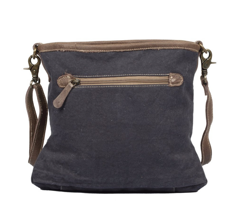 Myra Bags Navy Kilim Shoulder Bag