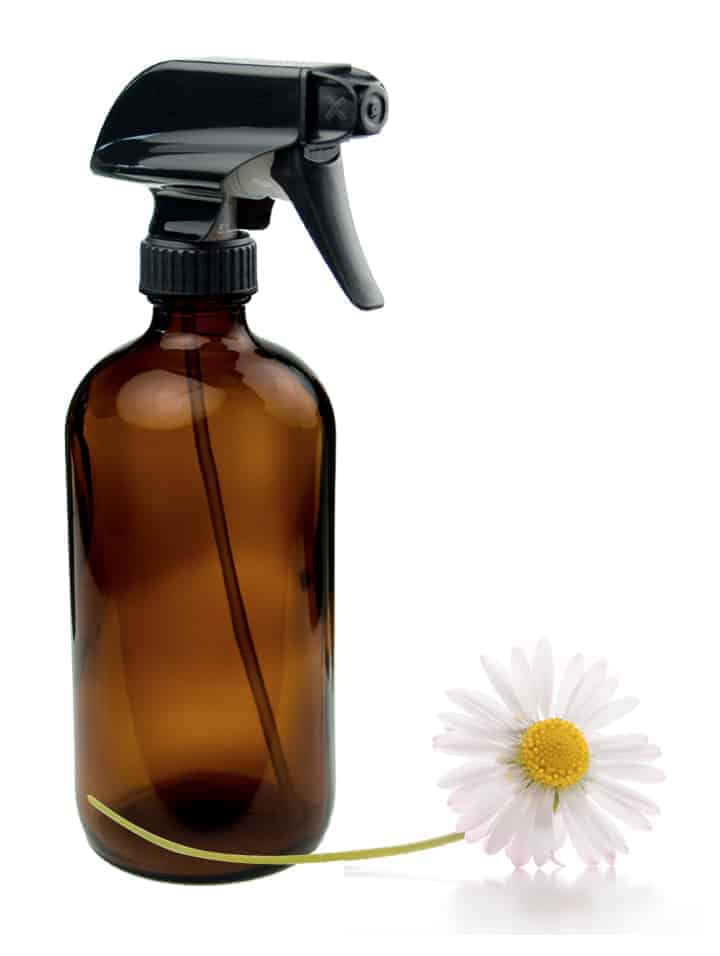 Amber Glass Refillable Spray Bottle