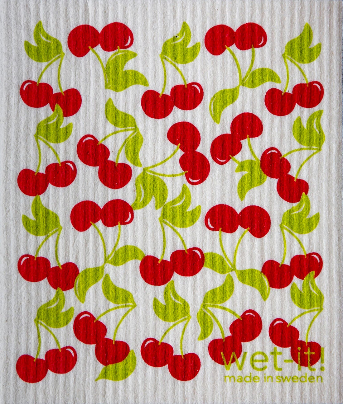 Cherries Reusable Sponge Cloth