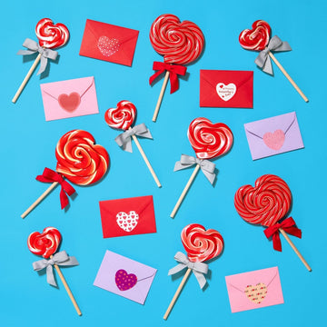 Wild Cherry Heart Lollipop