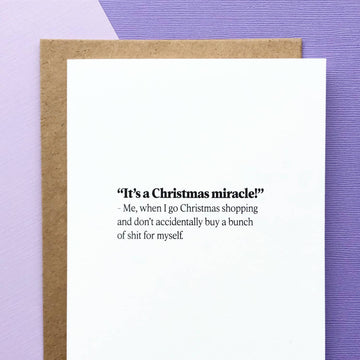 It's a Christmas Miracle Card