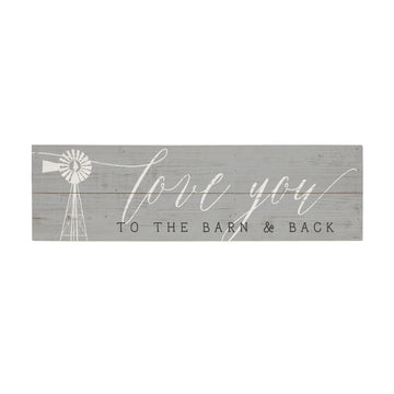 Love You to the Barn And Back - Vintage Pallet Board