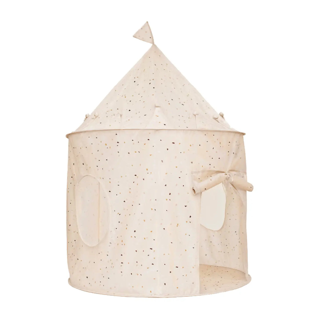 3 Sprouts Recycled Fabric Play Tent Castle - Terrazzo Cream