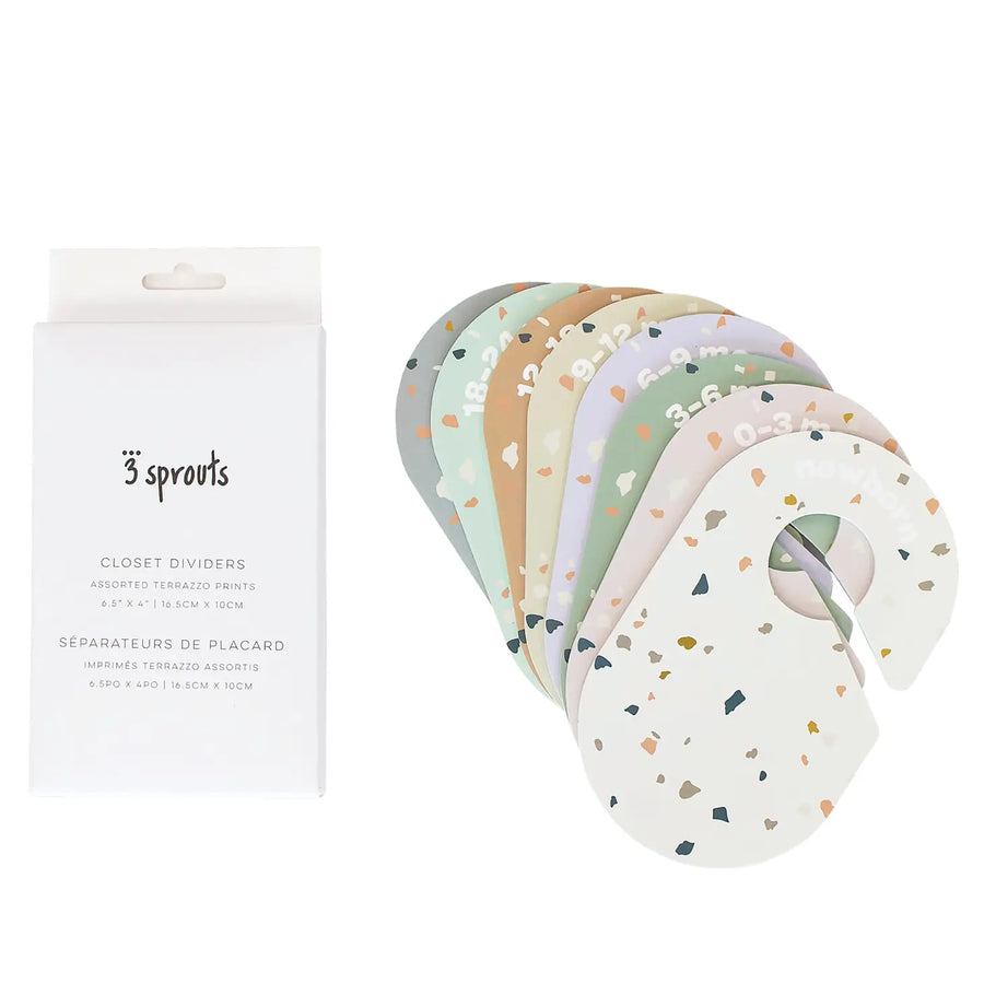 Baby Closet Dividers - Terrazo