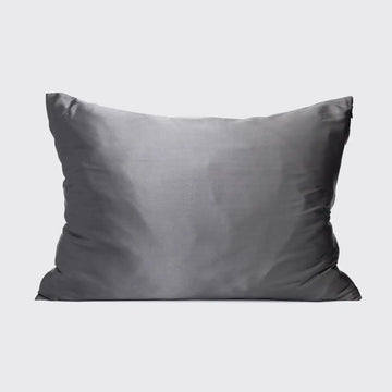 Kitsch Satin Pillowcase - Charcoal