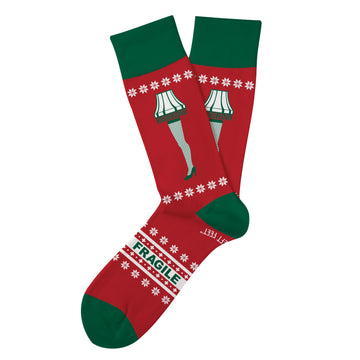 Two Left Feet Christmas Socks - Fragile
