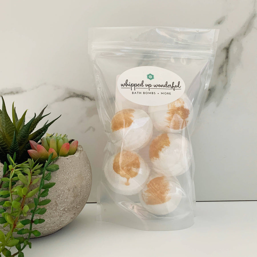 Itty Bitty BomBombs - Mini Bath Bombs - Milk & Honey