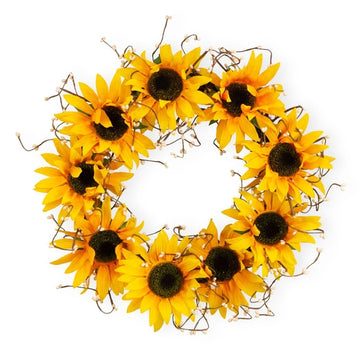 19" Sunflower Wreath