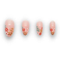 Floral Tips | Flower French Tip Reusable Press-On Nail Set