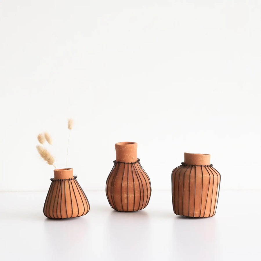 Terracotta Bud Vase