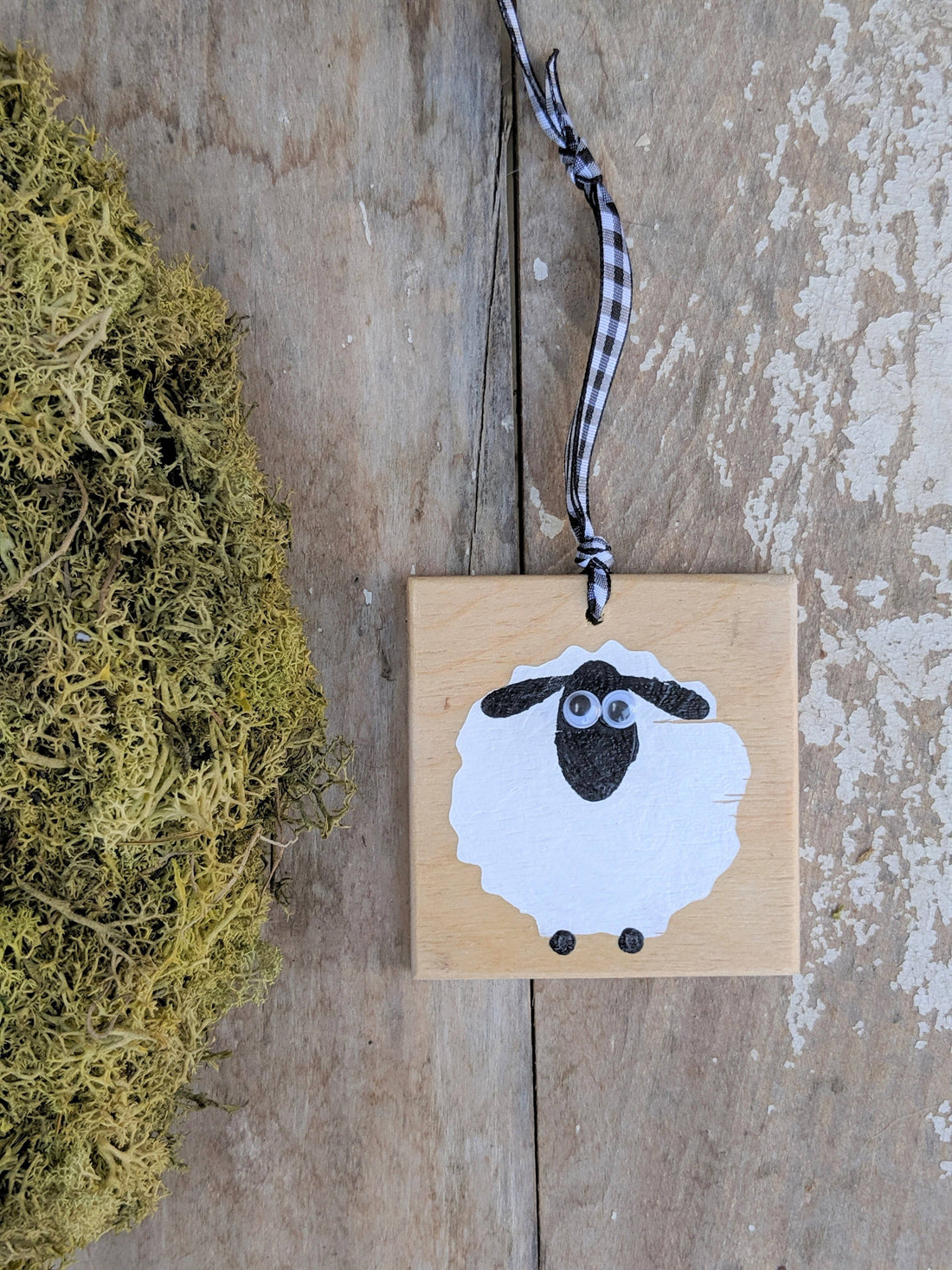 Googly Eyes Sheep Ornament