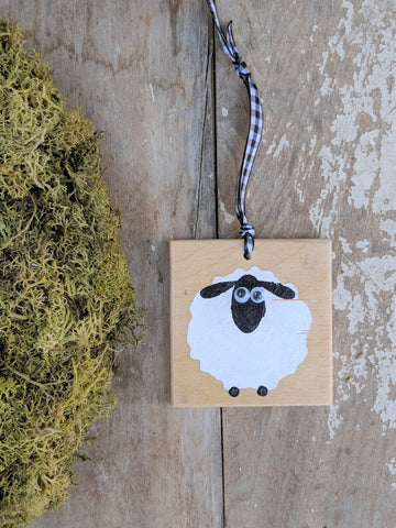 Googly Eyes Sheep Ornament