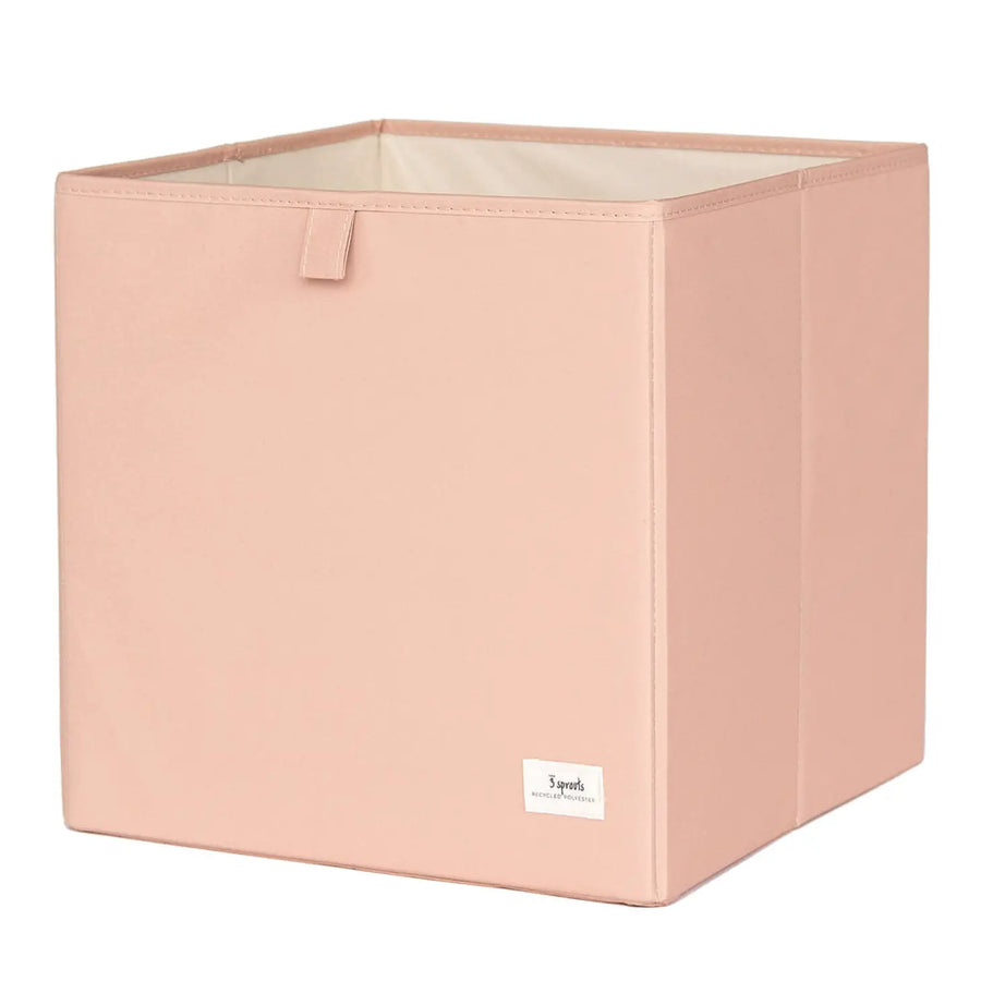 Recycled Fabric Storage Cube - Clay