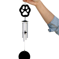Jacob's Silhouette Wind Chime, Paw Print