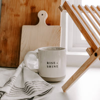 Rise + Shine Stoneware Coffee Mug