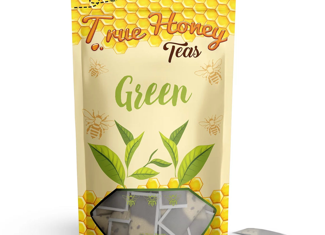 True Honey Green Tea Bags - 12 Count