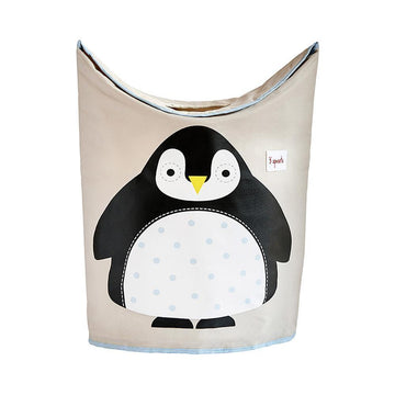 3 Sprouts Penguin Laundry Hamper