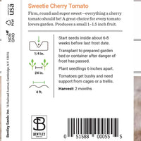Tomato, Cherry Seed Packet (Solanum lycopersicum)