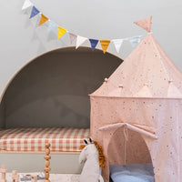 3 Sprouts Recycled Fabric Play Tent Castle - Terrazzo Clay