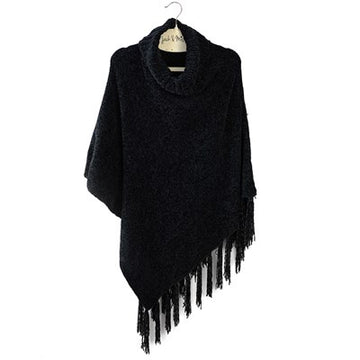 Britt's Knits Beyond Soft Chenille Poncho - Black