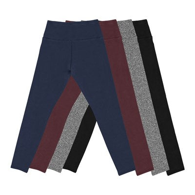 Britt's Knits Basics Fleece-Lined Leggings - Burgundy