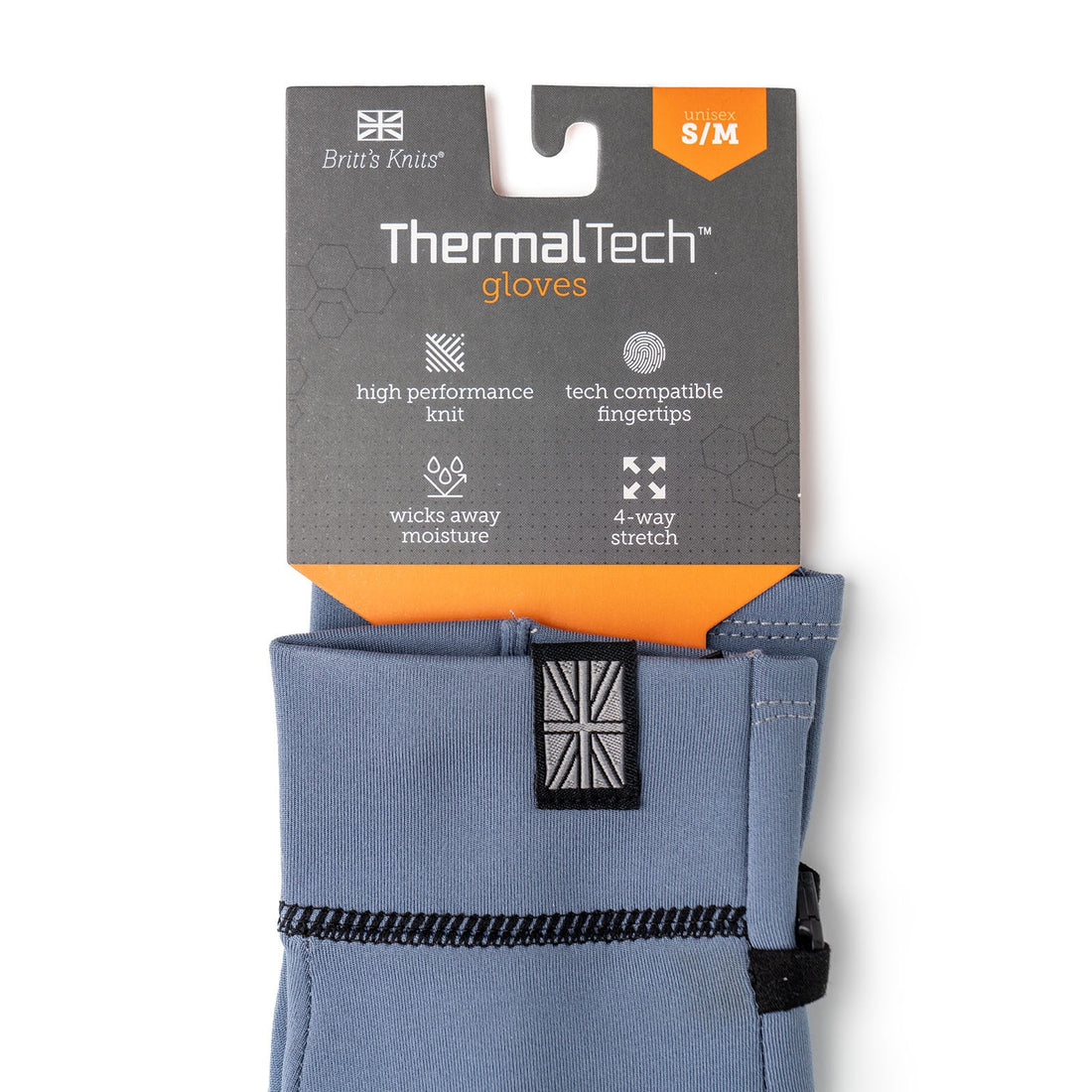 Britt's Knits Thermaltech Gloves 2.0 - Blue
