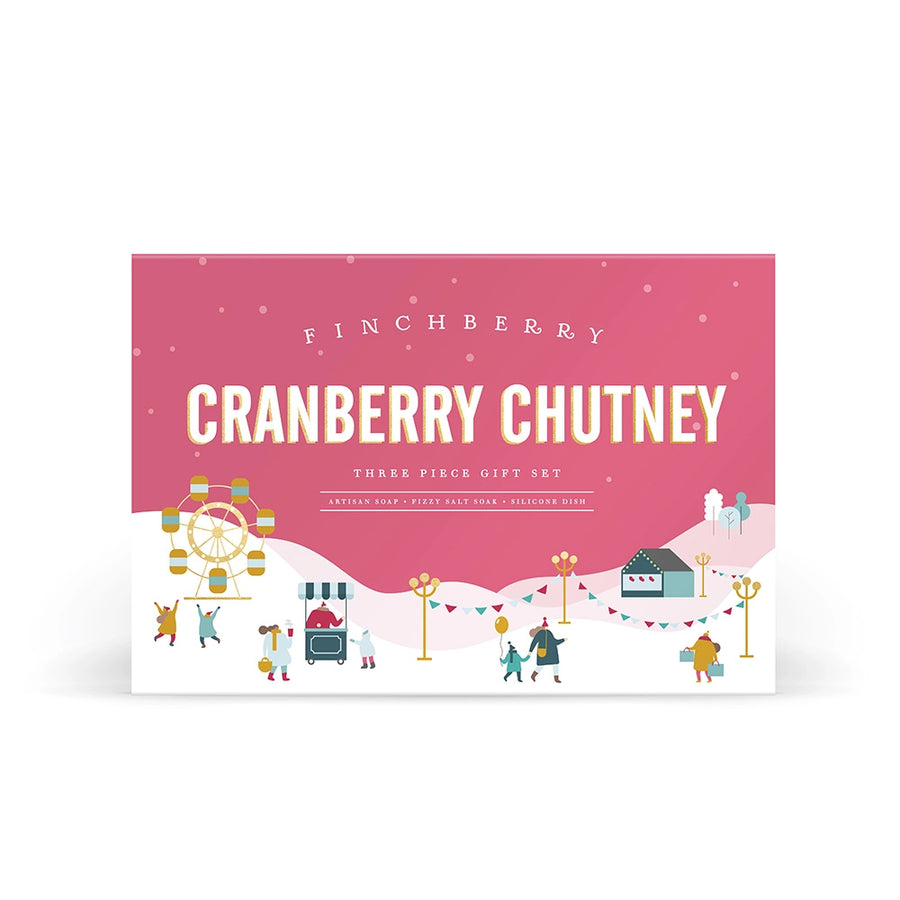 Finchberry Cranberry Chutney - 3 Piece Holiday Gift Set