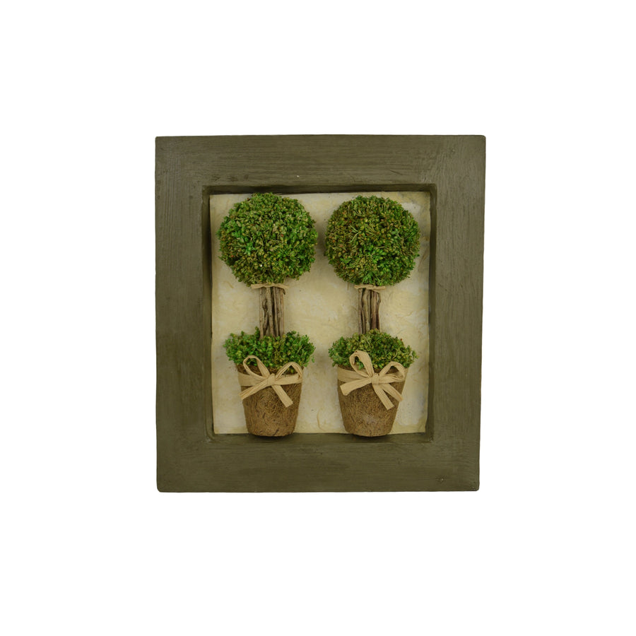 Topiary in Picture Frame Wall Decor