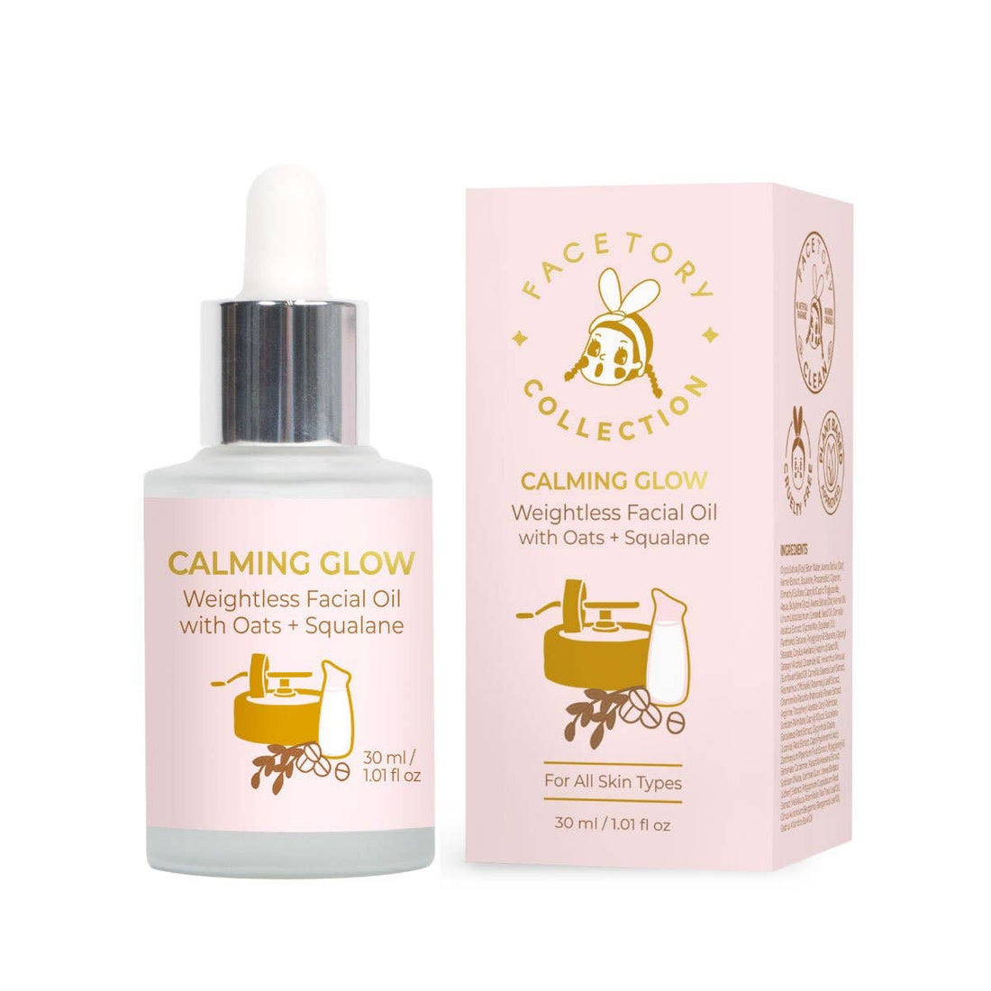 Oats Calming Glow Weightless Facial Oil