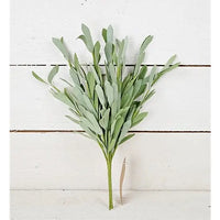 14" Foamy Willow Leaves Bush