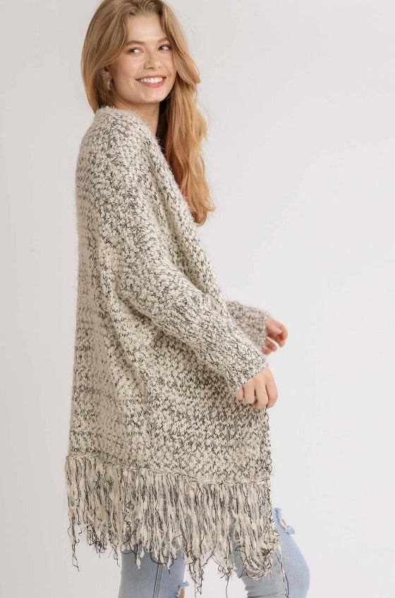 Cuddle Up Fringe Cardigan