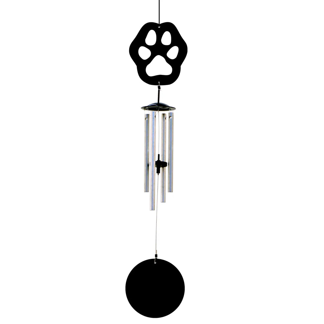 Jacob's Silhouette Wind Chime, Paw Print