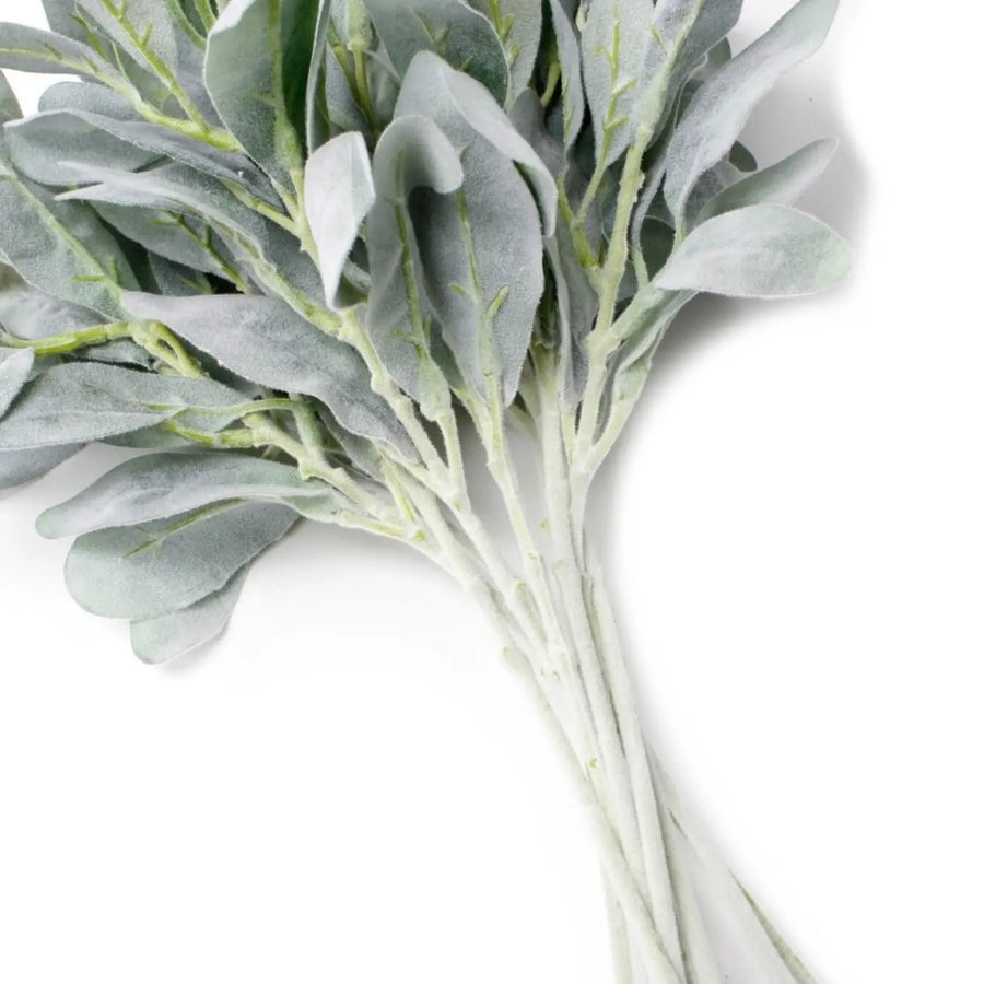 14" Realistic Flocked Artificial Lamb's Ear