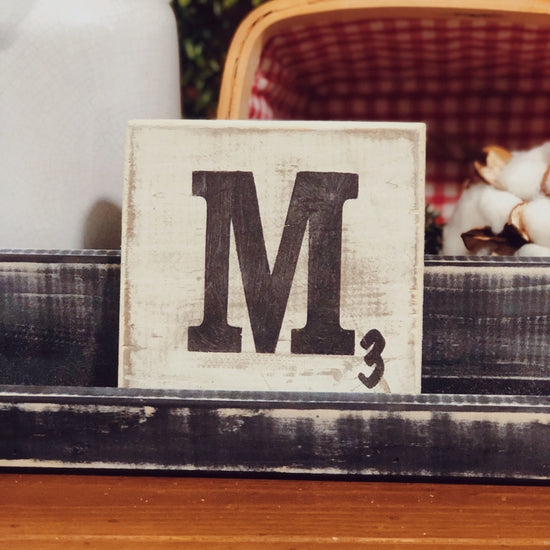 Letter Tile - M