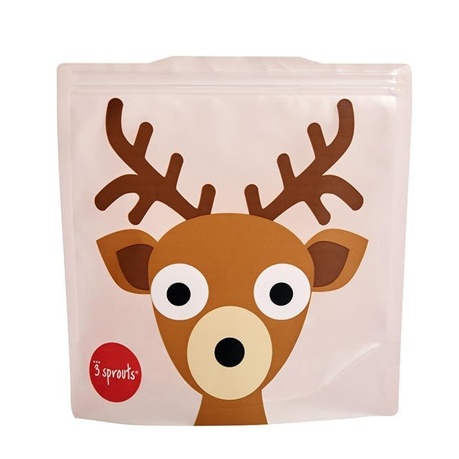 3 Sprouts Deer Sandwich Bag