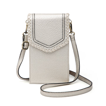 Carter RFID Touch Screen Crossbody - Light Gold