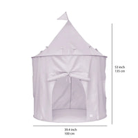 3 Sprouts Recycled Fabric Play Tent Castle - Purple Iris
