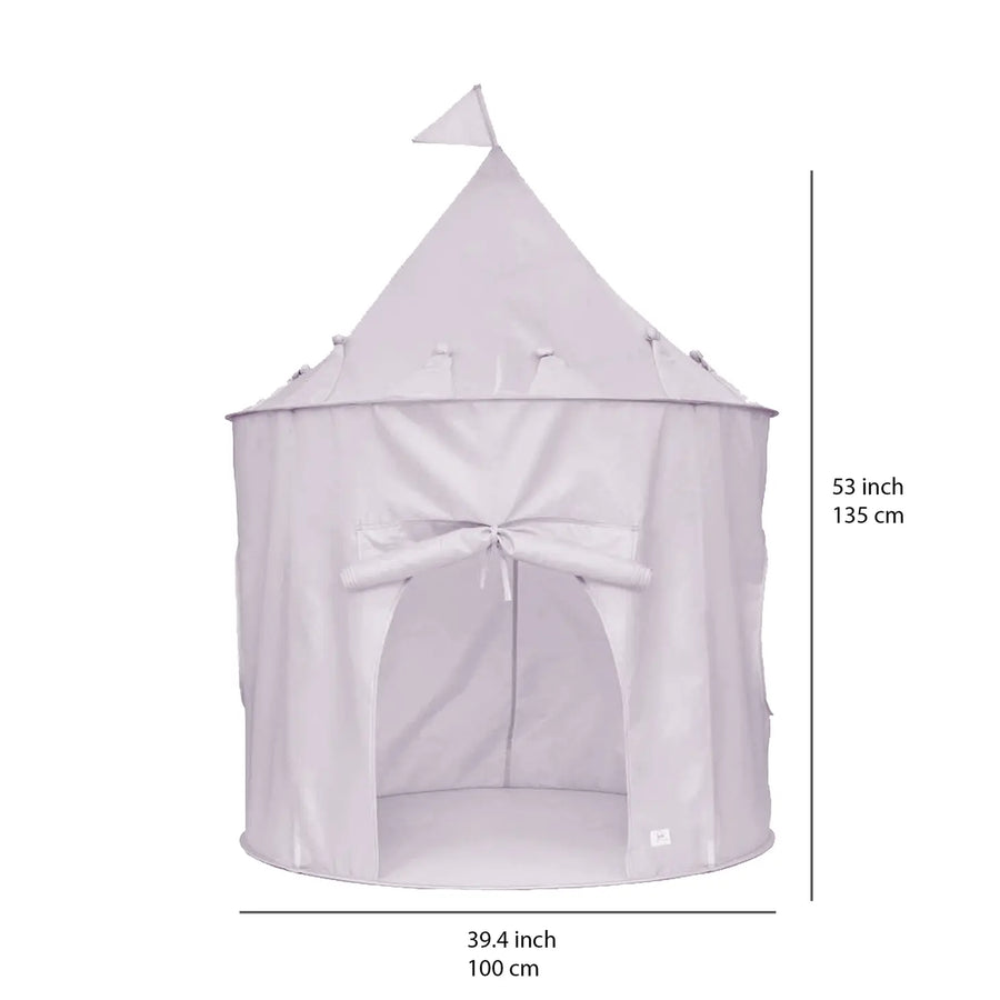 3 Sprouts Recycled Fabric Play Tent Castle - Purple Iris