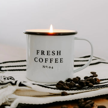 Fresh Coffee Soy Mug Candle