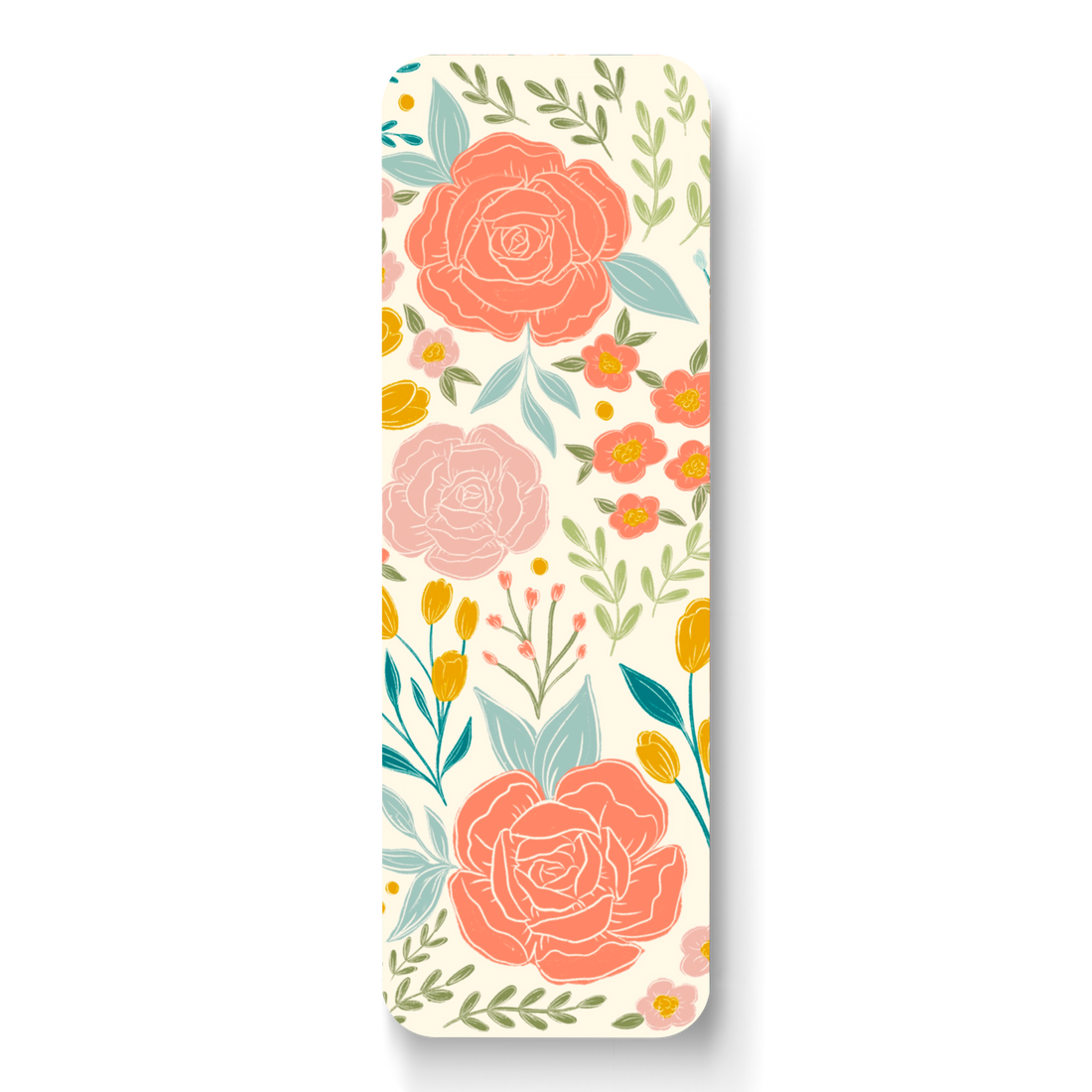 Peonies and Tulips Bookmark