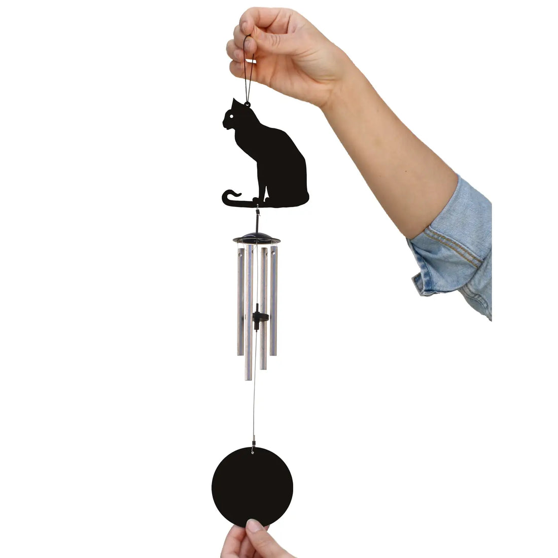 Jacob's Silhouette Wind Chime, Cat