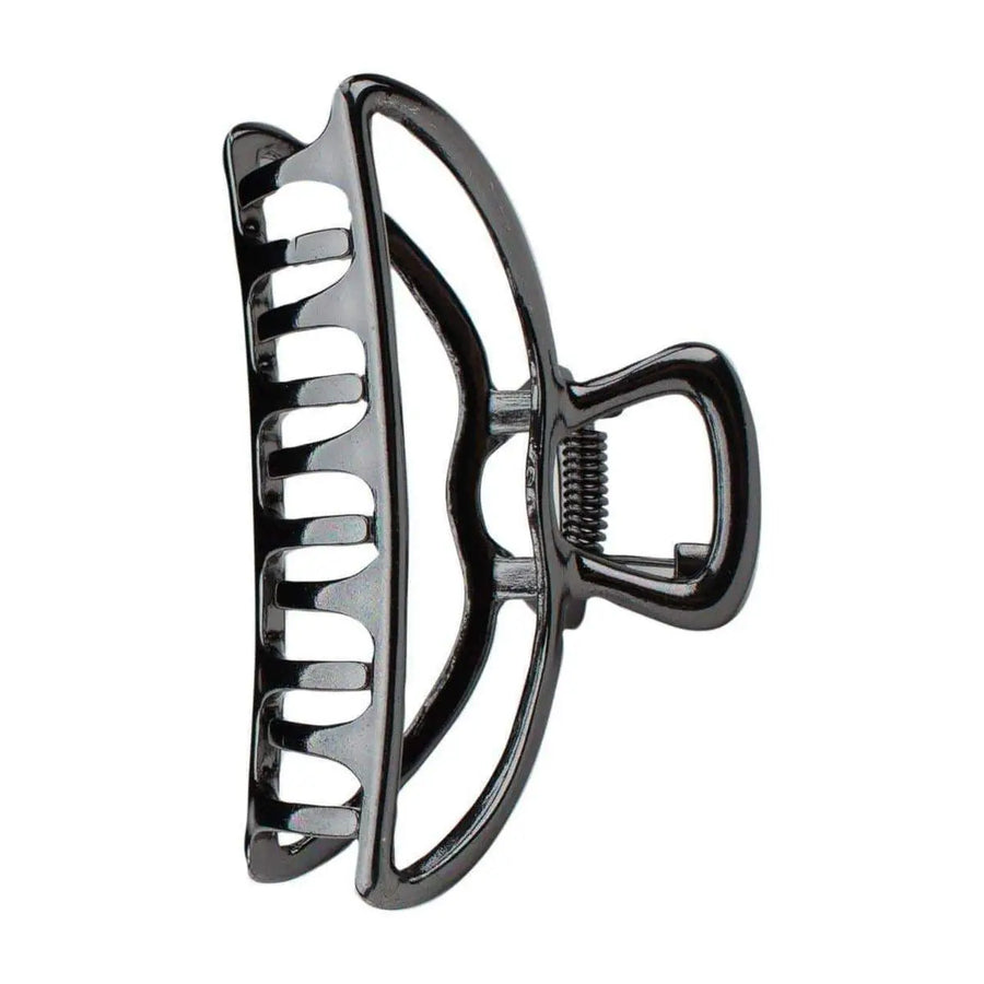Kitsch Open Shape Claw Clip - Hematite