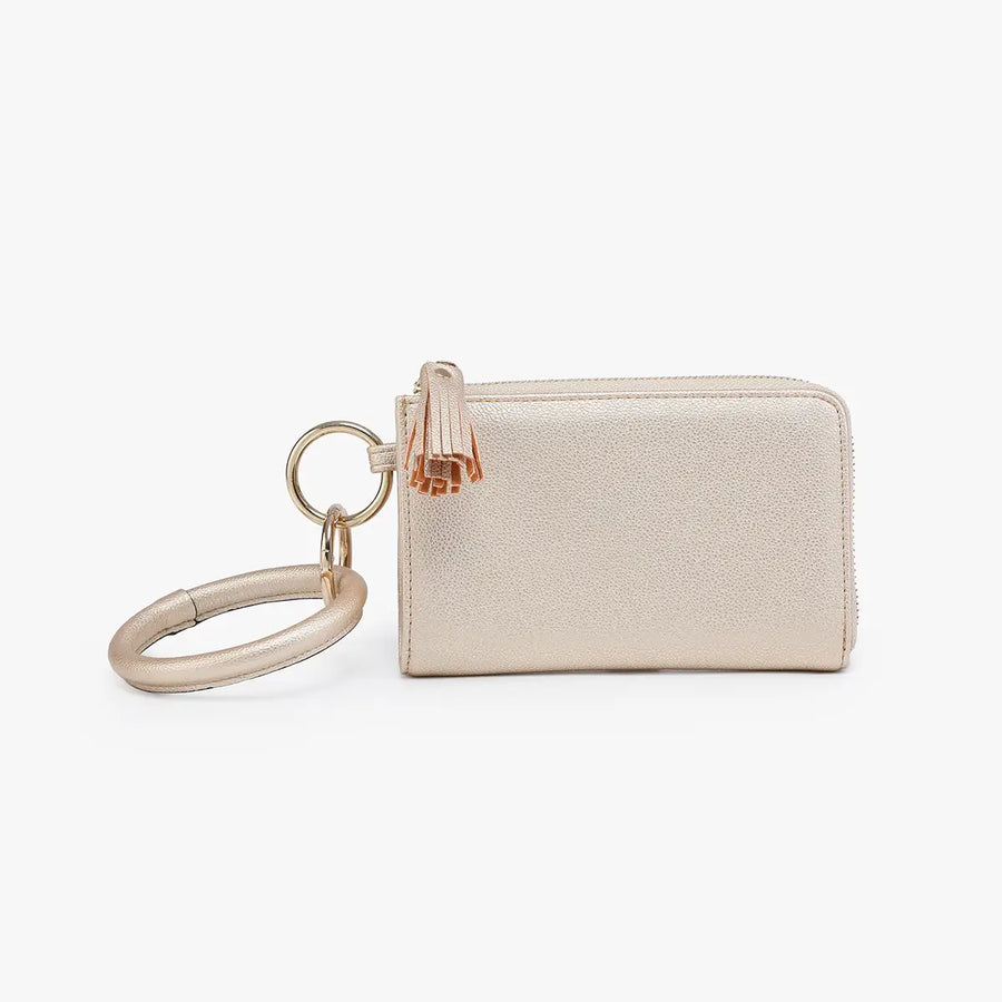 Liv Bangle Wristlet/Wallet - Light Gold