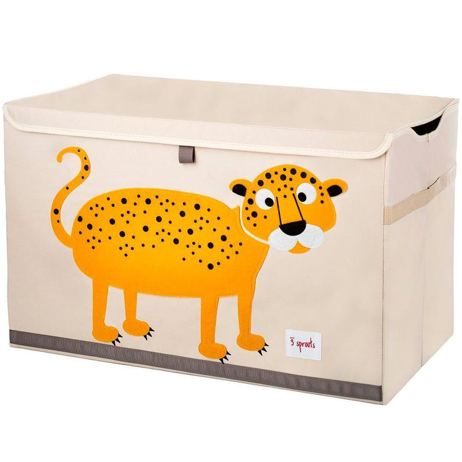 3 Sprouts Leopard Toy Chest