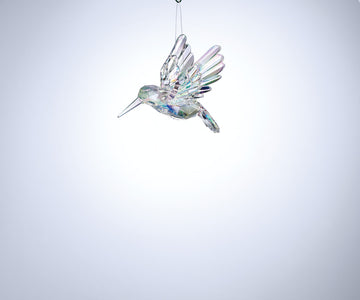 Iridescent Hummingbird Ornament