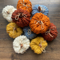 Handmade Crochet Pumpkins - Small